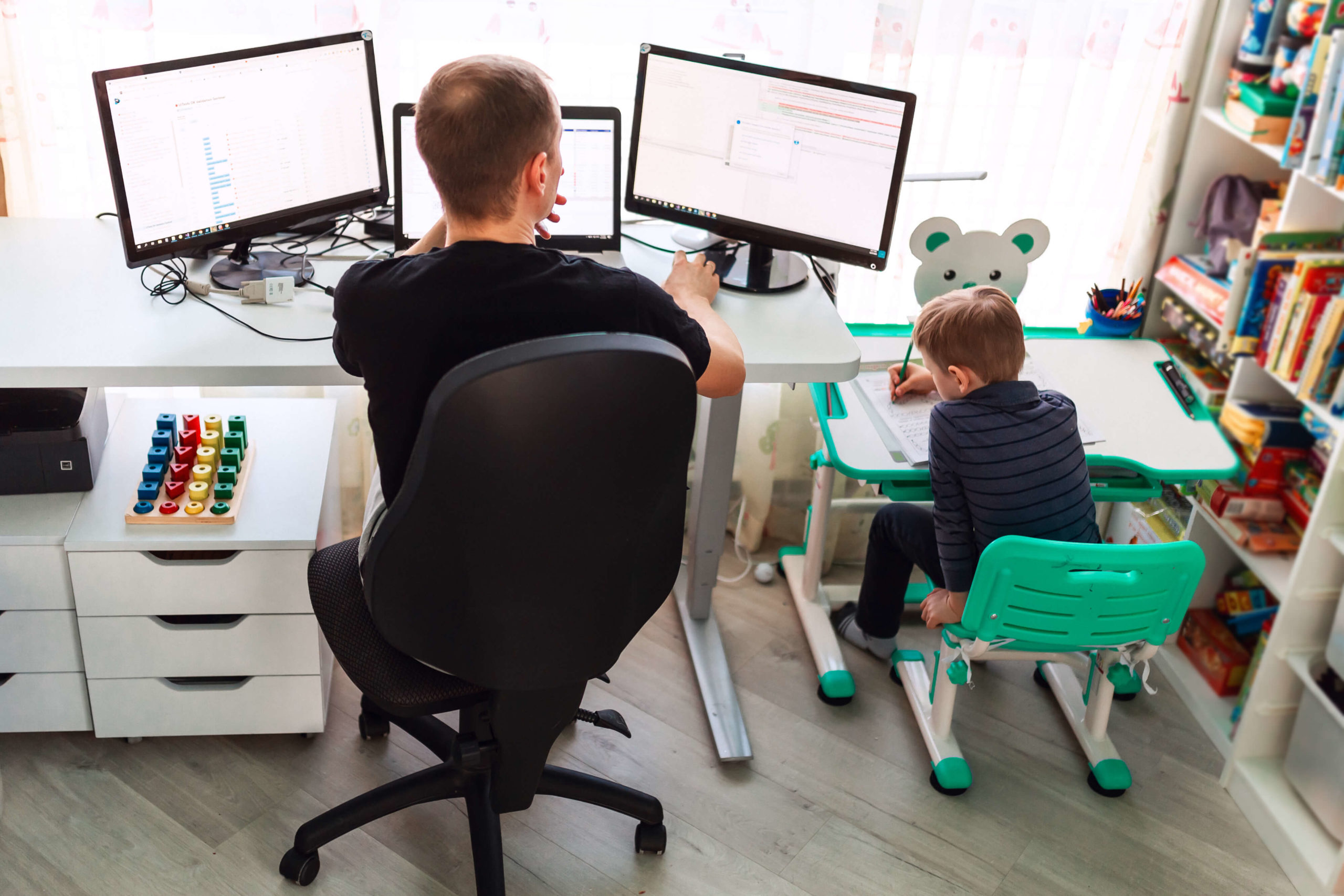 Multifunctional home - kids workspace