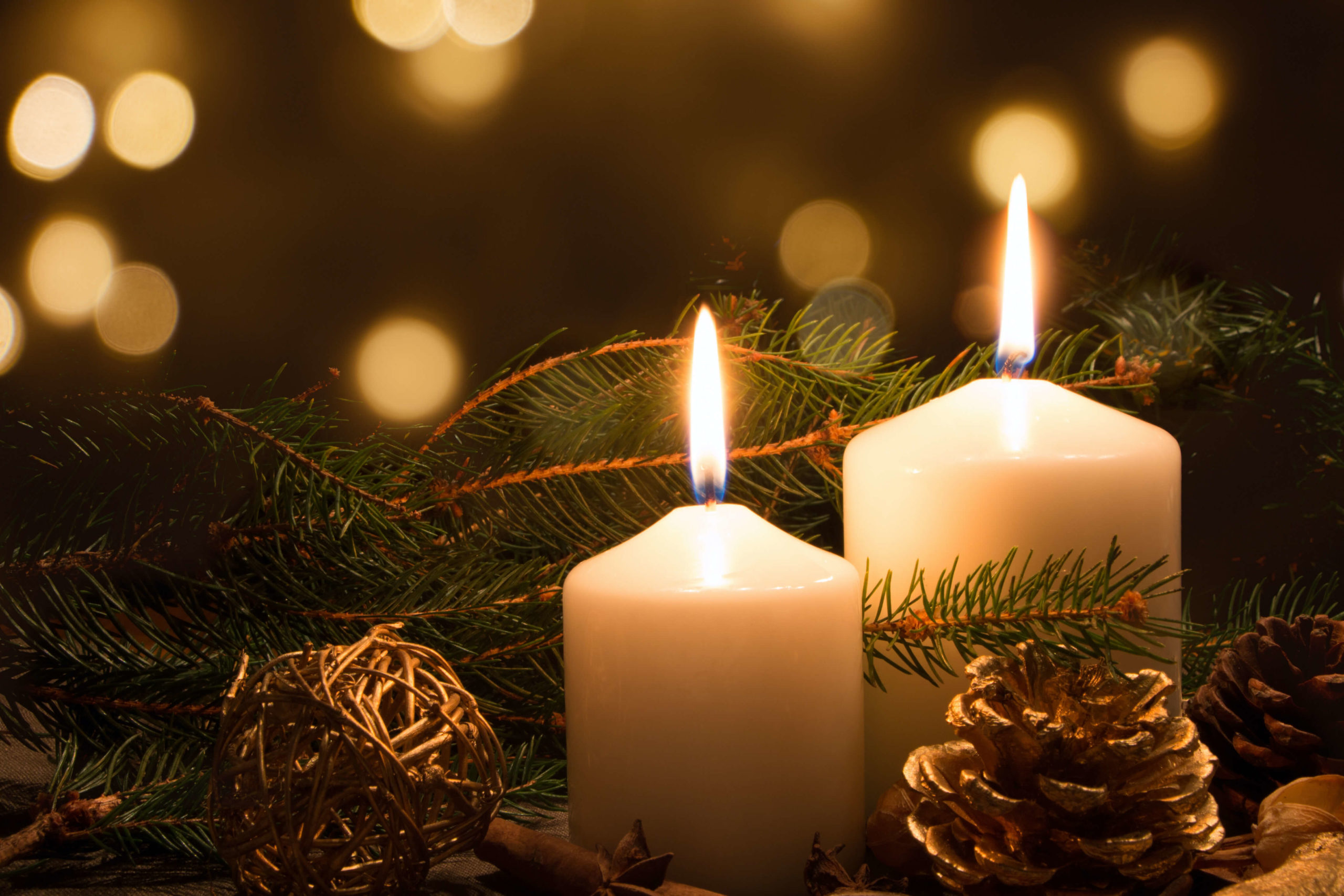holiday decorating trends - candles
