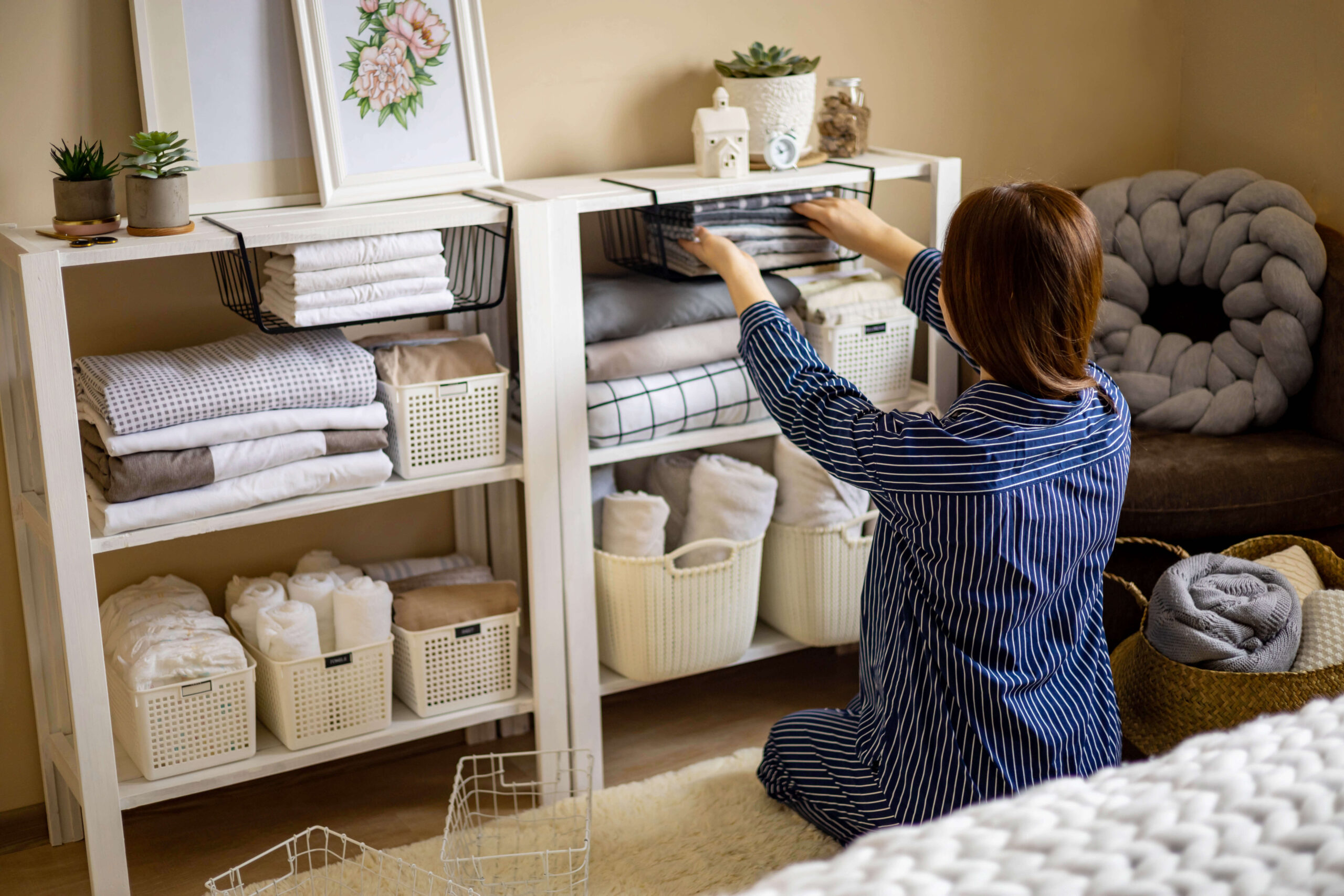 Guest room organization hacks